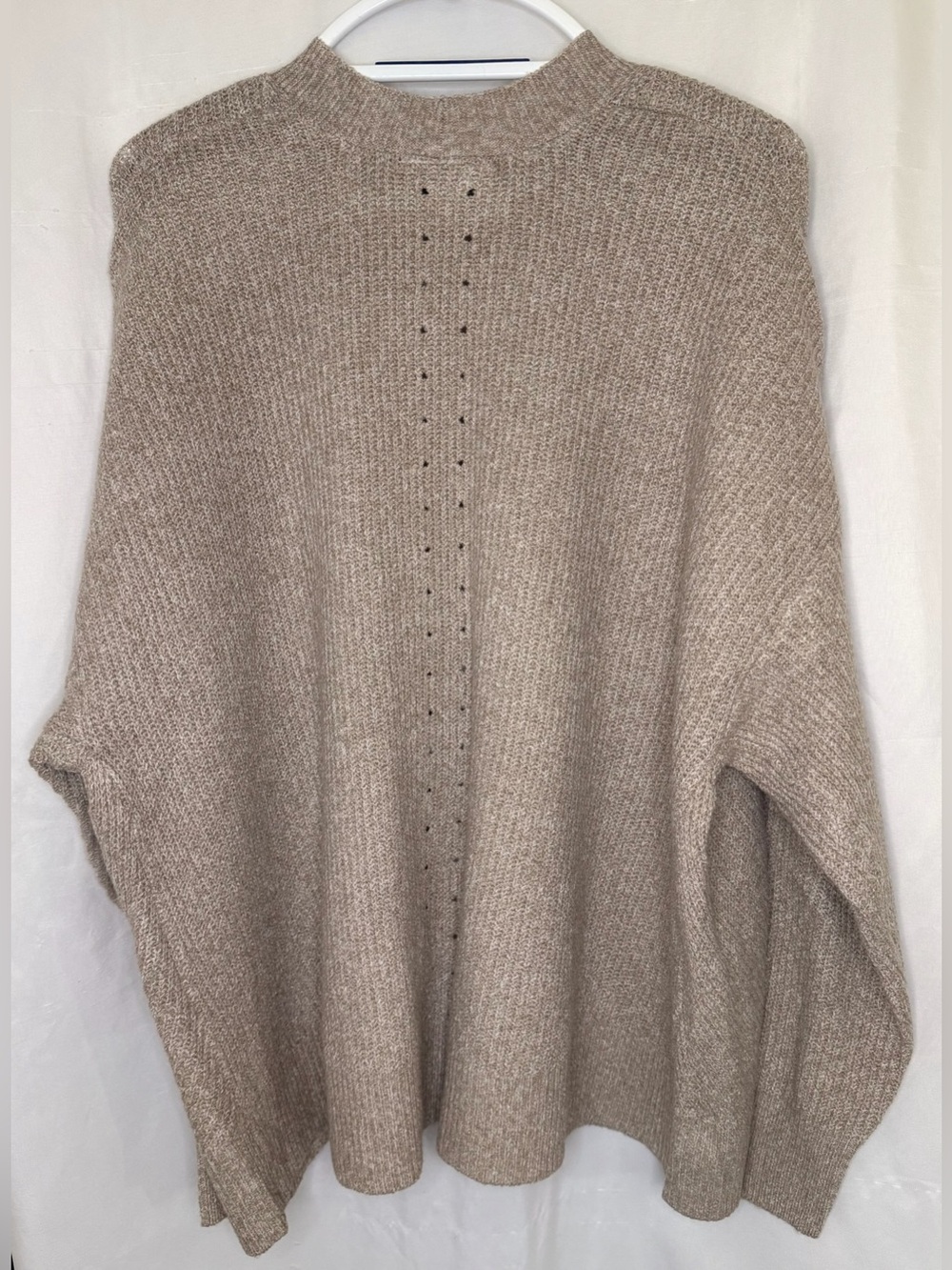 Lane Bryant Neutral Taupe Open-Front Knit Cardigan size 22/24 - Picture 2 of 2